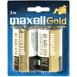 Maxell batterier, C (LR14), Alkaline, 1,5V, 2-pack
