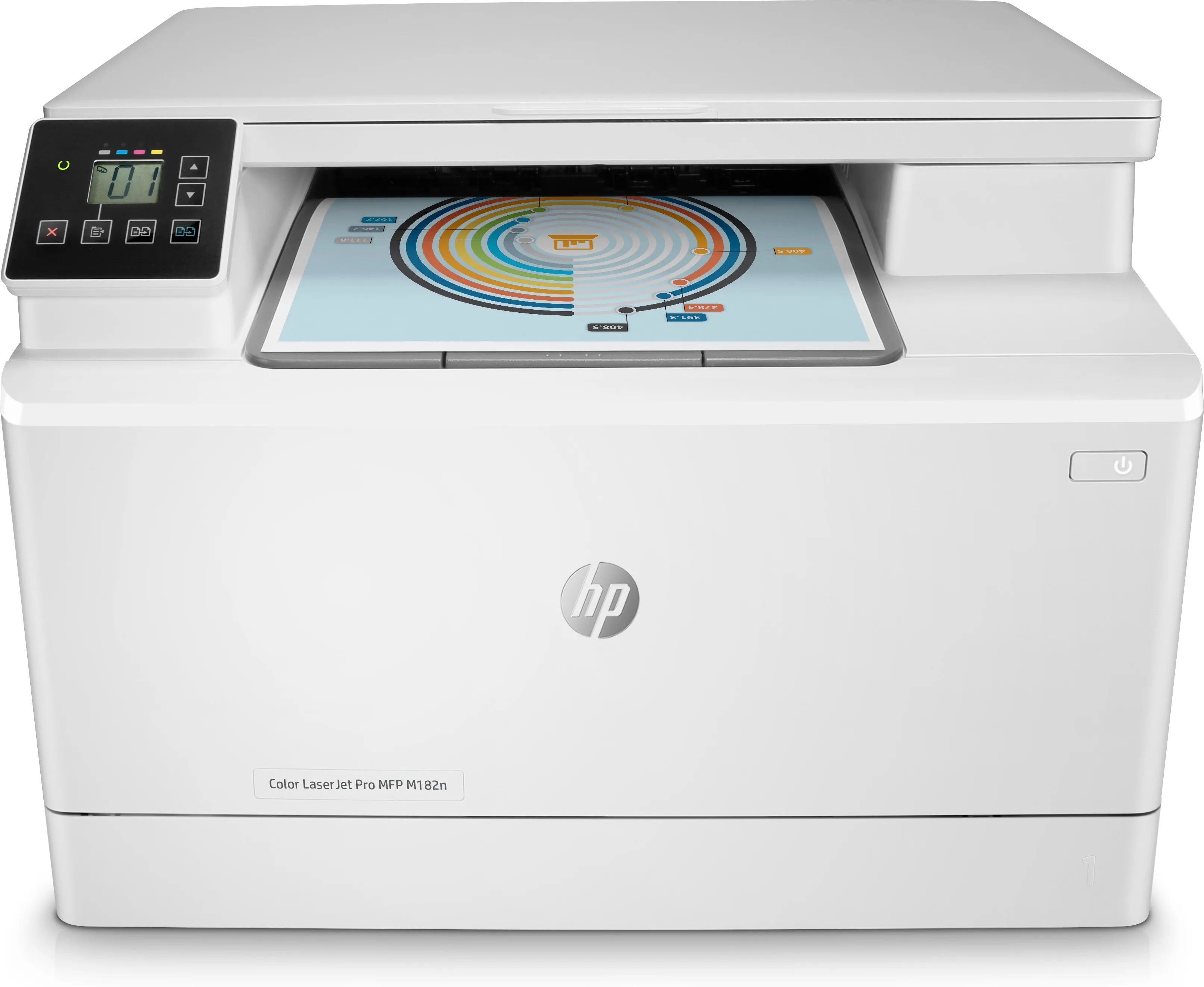 HP Color LaserJet Pro MFP M182n - Monitoimitulostin - v&auml;ri - laser - 216 x 297 mm (alkuper&auml;inen) - A4/Legal (media) - jopa 16 sivua/min (kopiointi) - jopa 16 si