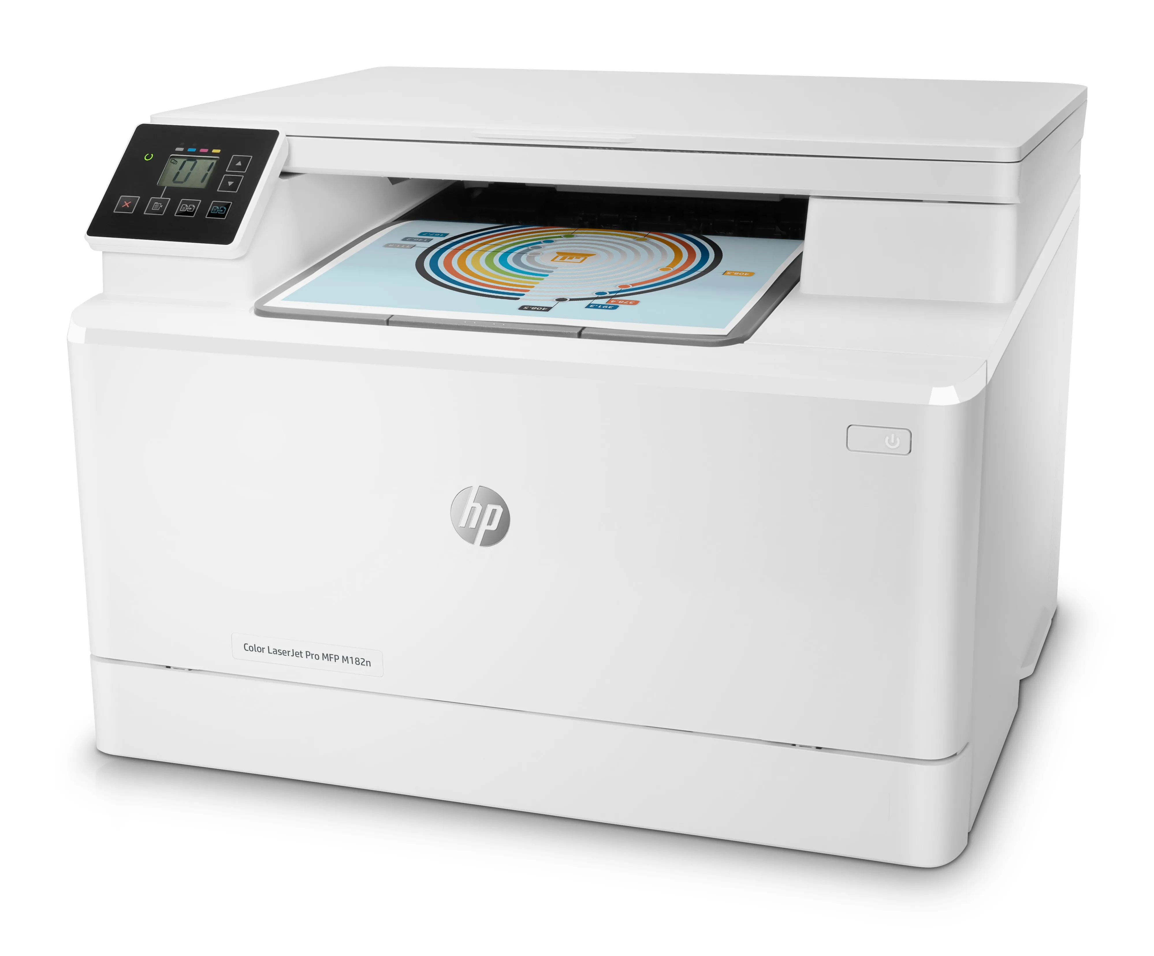 HP Color LaserJet Pro MFP M182n - Monitoimitulostin - v&auml;ri - laser - 216 x 297 mm (alkuper&auml;inen) - A4/Legal (media) - jopa 16 sivua/min (kopiointi) - jopa 16 si