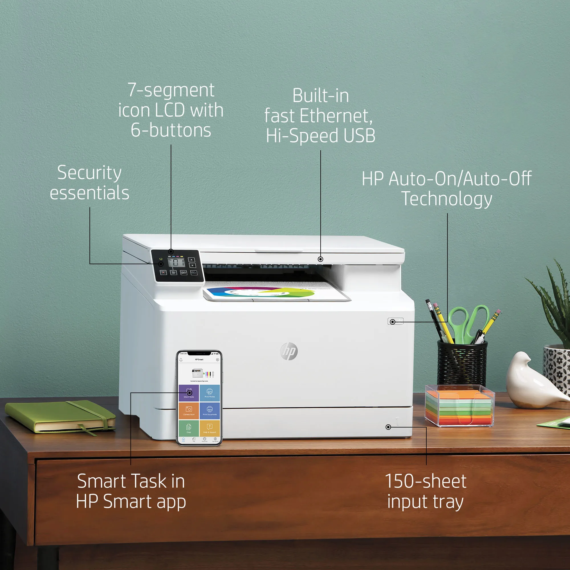 HP Color LaserJet Pro MFP M182n - Monitoimitulostin - v&auml;ri - laser - 216 x 297 mm (alkuper&auml;inen) - A4/Legal (media) - jopa 16 sivua/min (kopiointi) - jopa 16 si