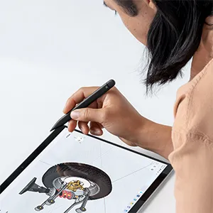 MS Srfc Slim Pen 2 SC DA/FI/NO/SV Hdwr Black Pen