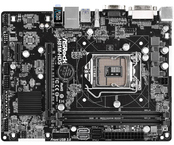 Asrock H81M-HDS, mATX moderkort