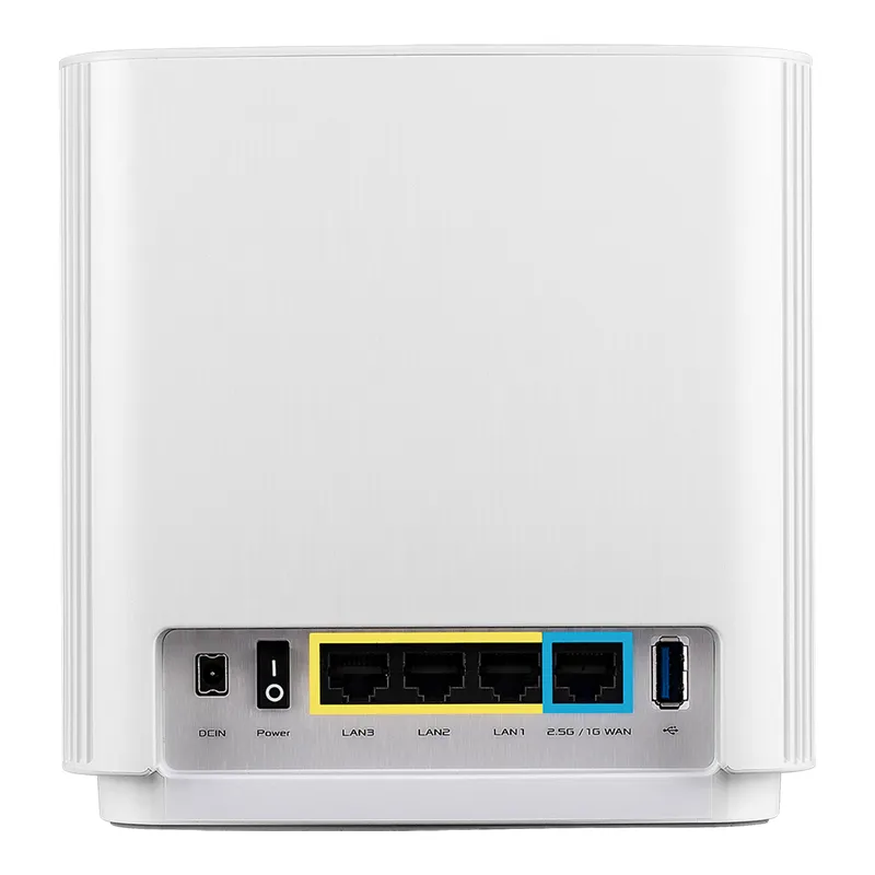 Asus ZenWiFi AX XT8 (W-2-PK) Tri-band, Wi-Fi 6 -Mesh-järjestelmä, valkoinen, 2-pack