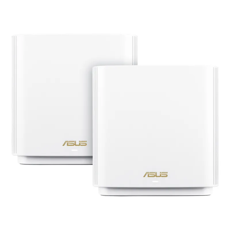 Asus ZenWiFi AX XT8 (W-2-PK) Tri-band, Wi-Fi 6 -Mesh-järjestelmä, valkoinen, 2-pack