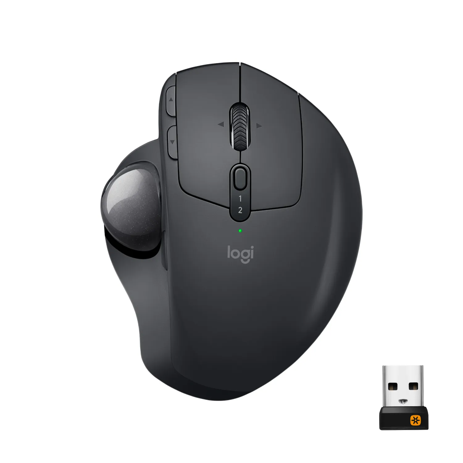 Logitech MX Ergo - trådlös trackball-mus, grafit