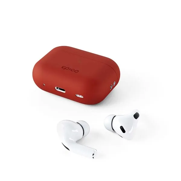Epico Silicone Cover, AirPods Pro (2nd Gen) - Case, Red