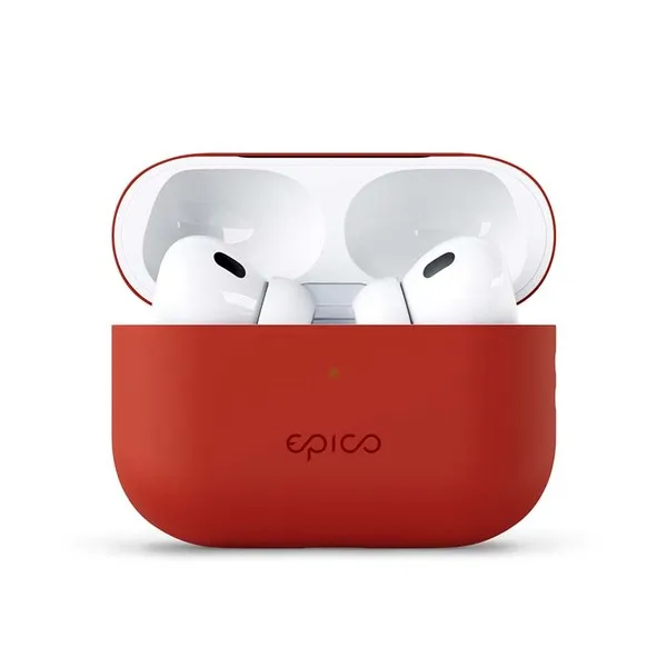 Epico Silicone Cover, AirPods Pro (2nd Gen) - Case, Red