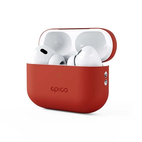 Epico Silicone Cover, AirPods Pro (2nd Gen) - Case, Red