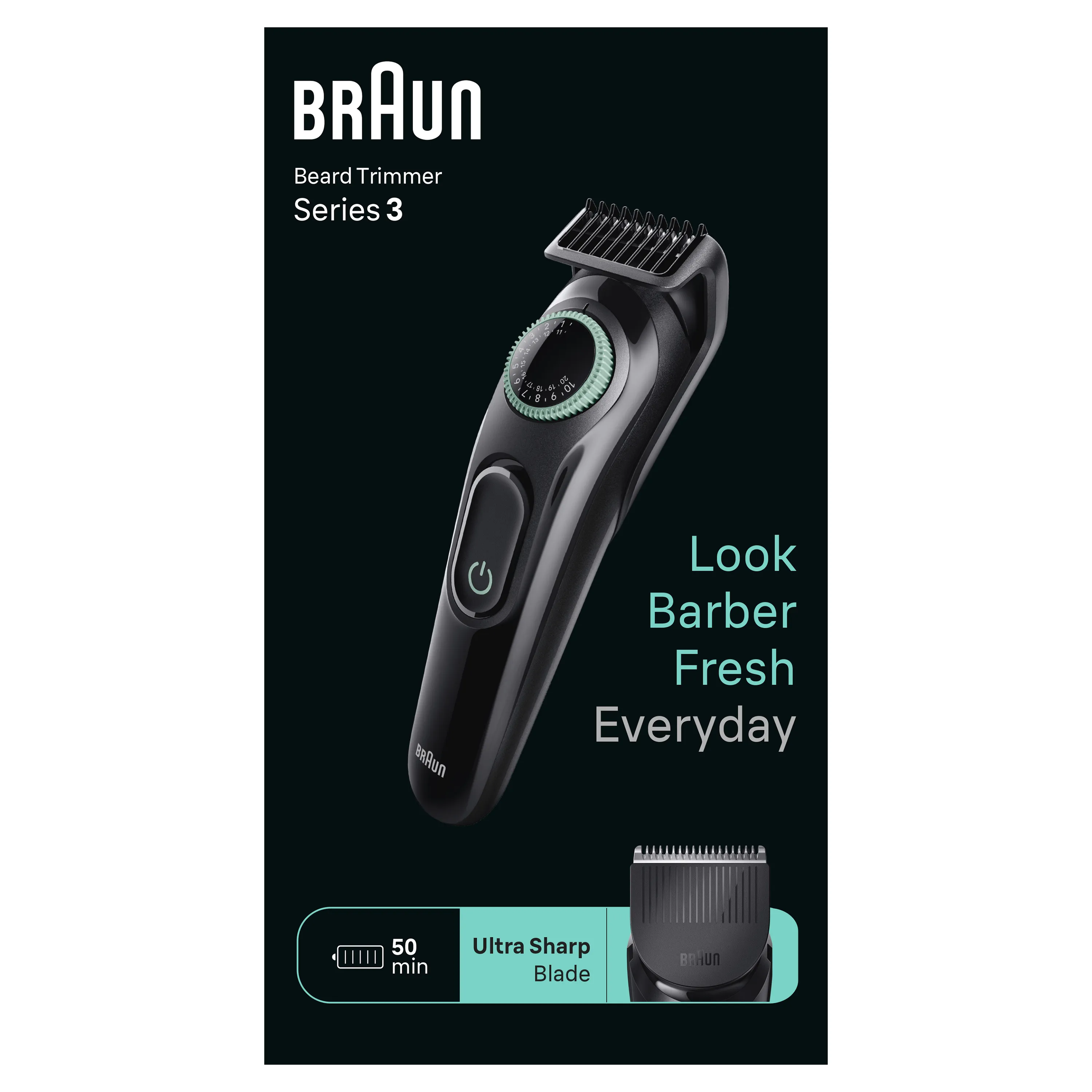 Brauns Series 3 BT3411 - beard trimmer
