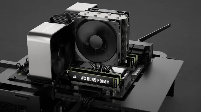CORSAIR WS 64GB 4x16GB DDR5 6000MT/s RDIMM CL40-40-40-77 1.35V AMD EXPO &amp; Intel XMP Memory