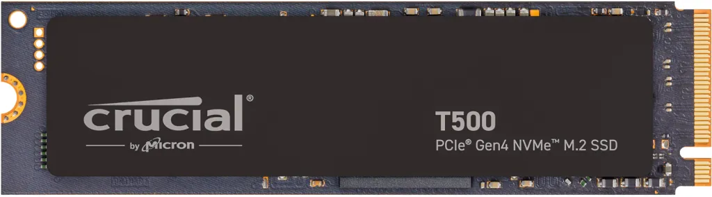 Crucial T500 500 GB, PCIe 4.0, M.2 - SSD