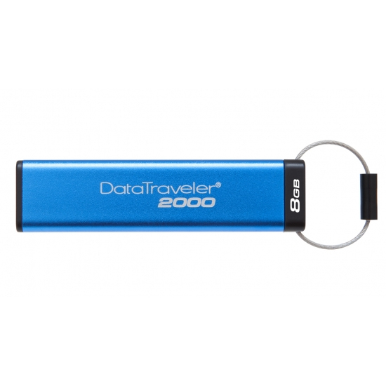 Kingston 8GB Datatraveler 2000 USB - memory stick, Blue