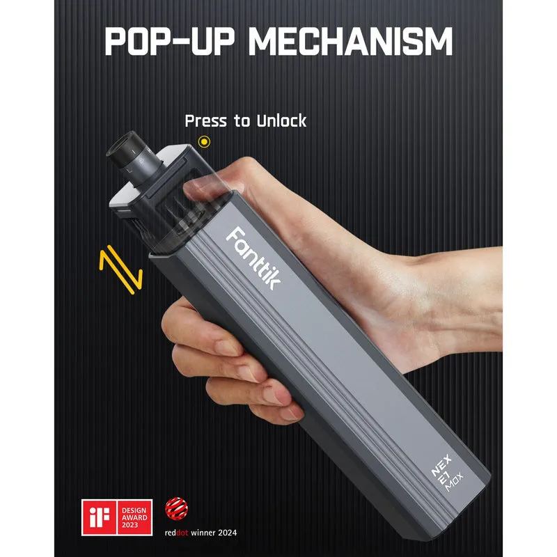 FANTTIK E1 Max 3.7 Volt Precision Electric Screwdriver Set with 50 Bits - Gray