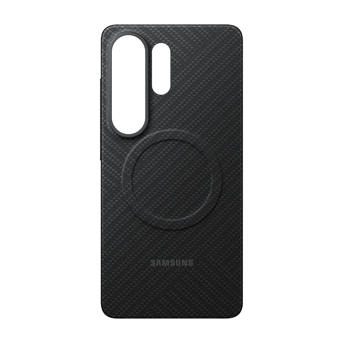 Samsung Galaxy S26 Ultra Carbon Magnet Case -suojakuori, Musta