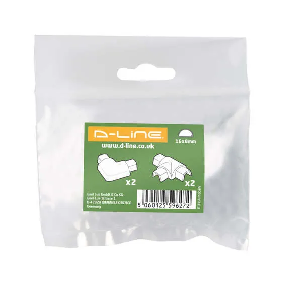 D-LINE Adapter Kit 16x8mm White