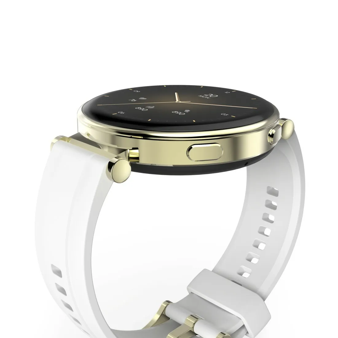 Hama Smartwatch 7000 43mm aktivitetsarmband, guld/vit