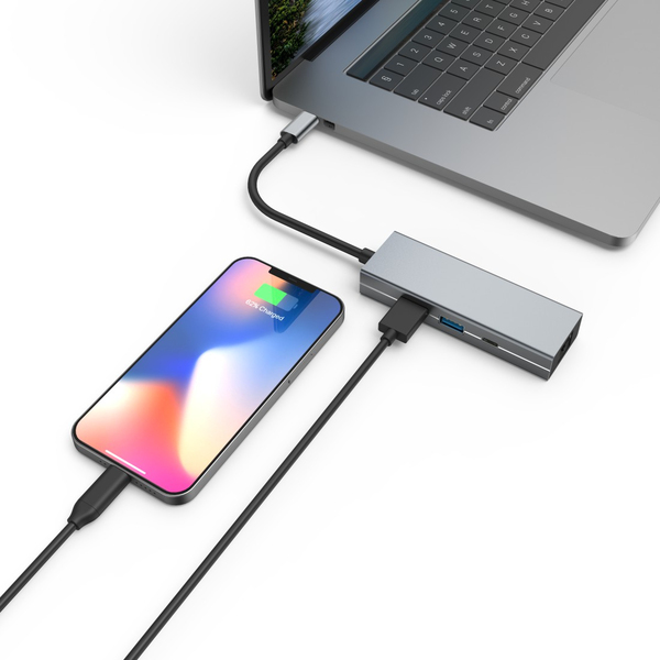 HAMA Adapteri USB-C Multi 4x Porttia LAN