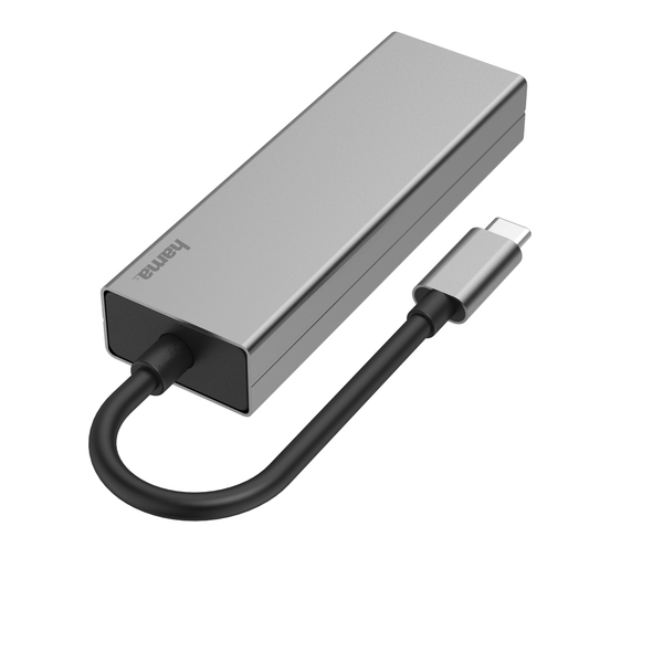 HAMA Adapteri USB-C Multi 4x Porttia LAN
