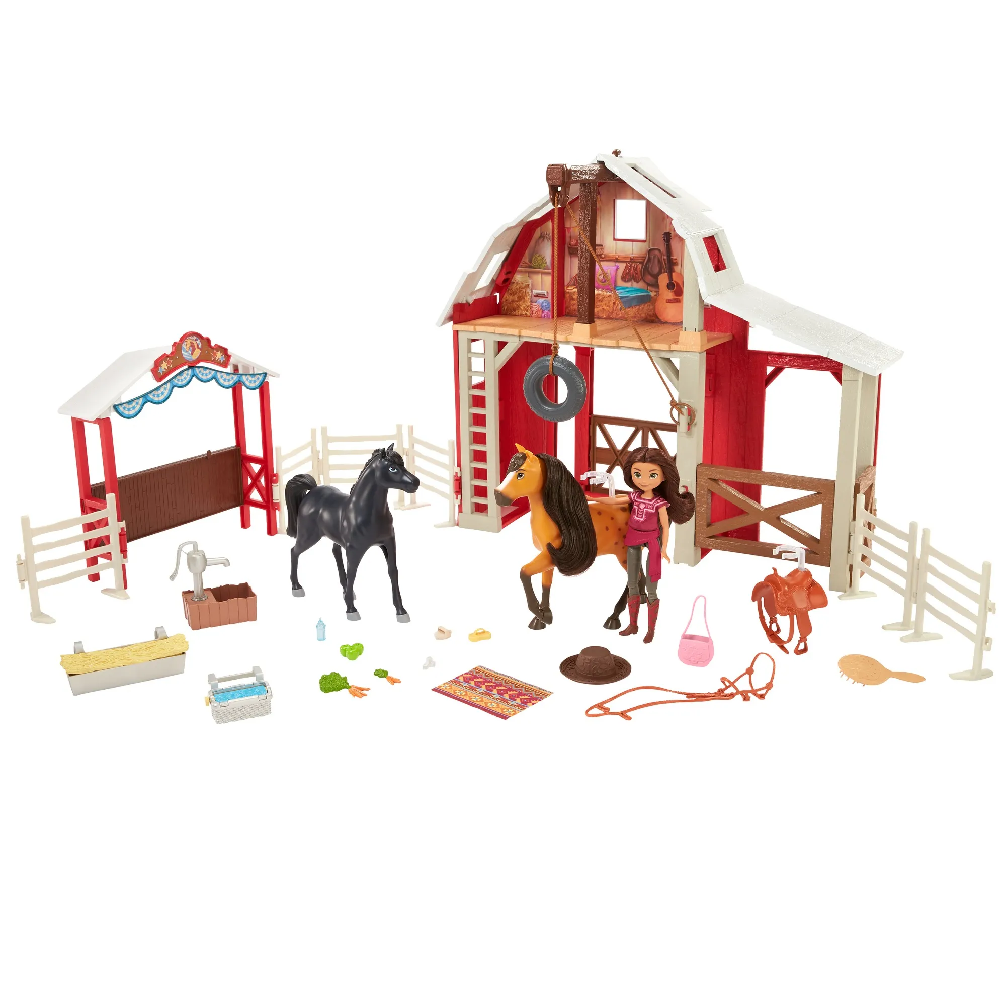 Mattel Spirit Deluxe Horse Farm Playset - HBT16
