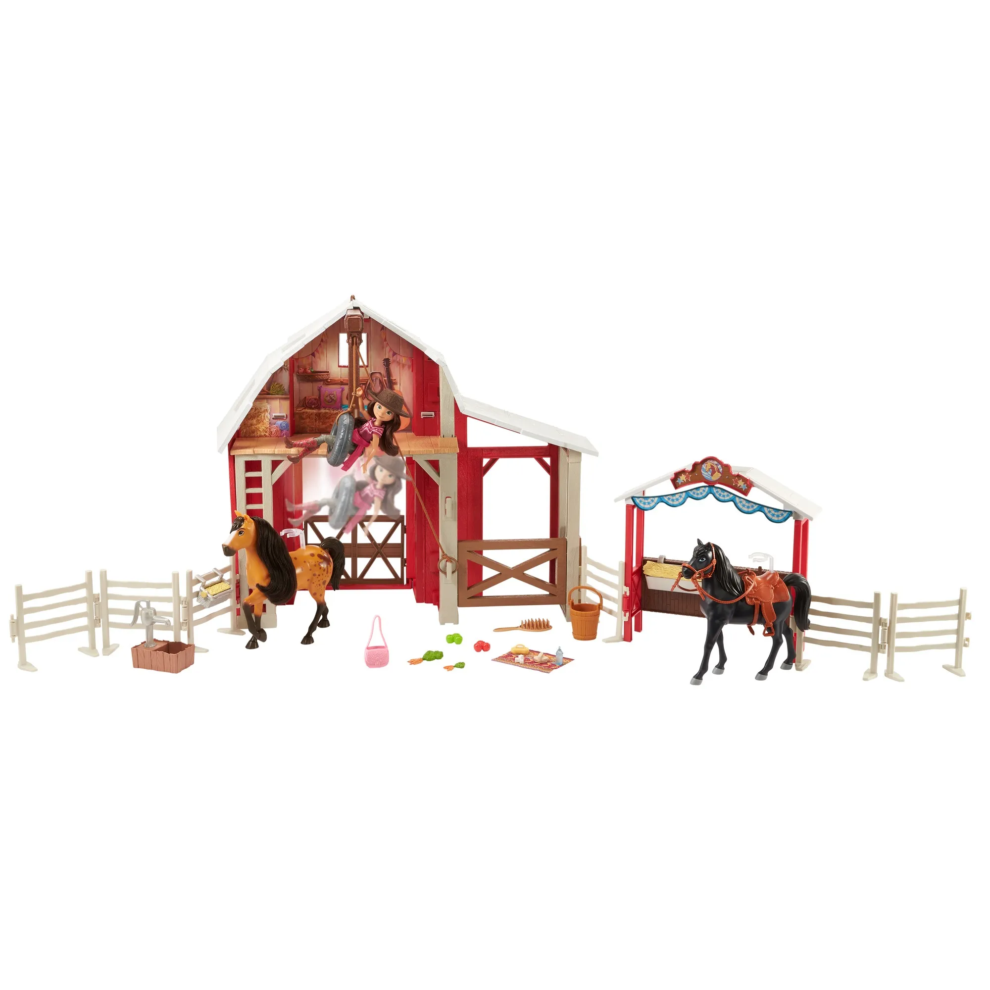 Mattel Spirit Deluxe Horse Farm Playset - HBT16