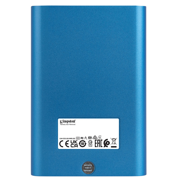 Kingston IronKey Vault Privacy 80 960GB External SSD with USB 3.2 Gen 1 (USB-C), Hardware Encryption, Password Protection, Touchscreen, Blue