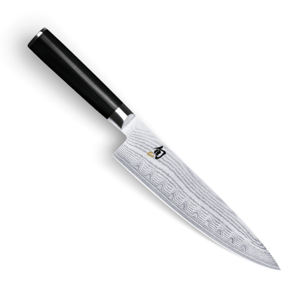 KAI Shun Classic Chef's Knife (Fluted Edge) - 20 cm - VG-MAX / Damascus