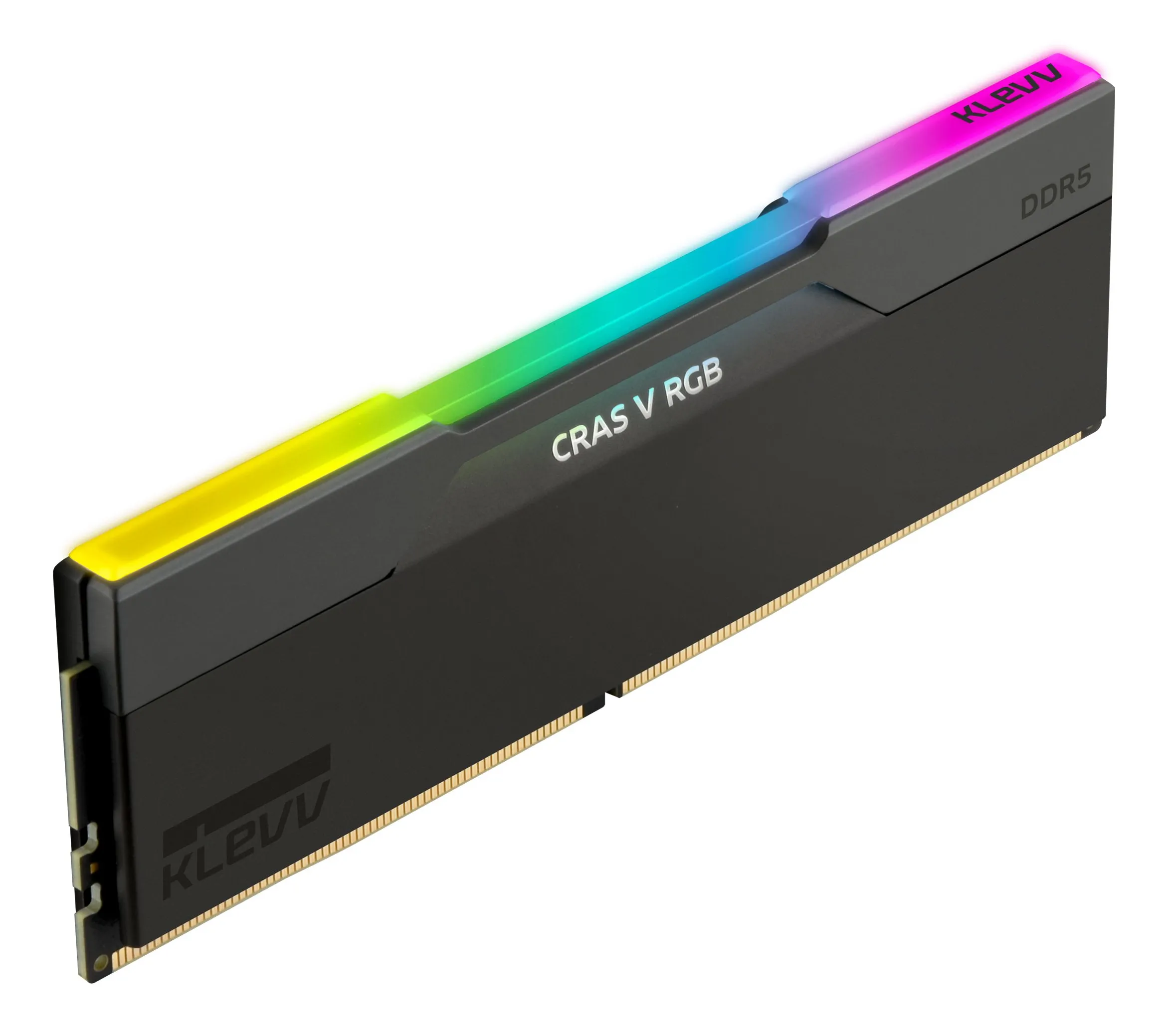KLEVV CRAS V RGB 32 Gt (2 x 16 Gt) DDR5 6400 MHz, CL30 -muisti (EXPO)