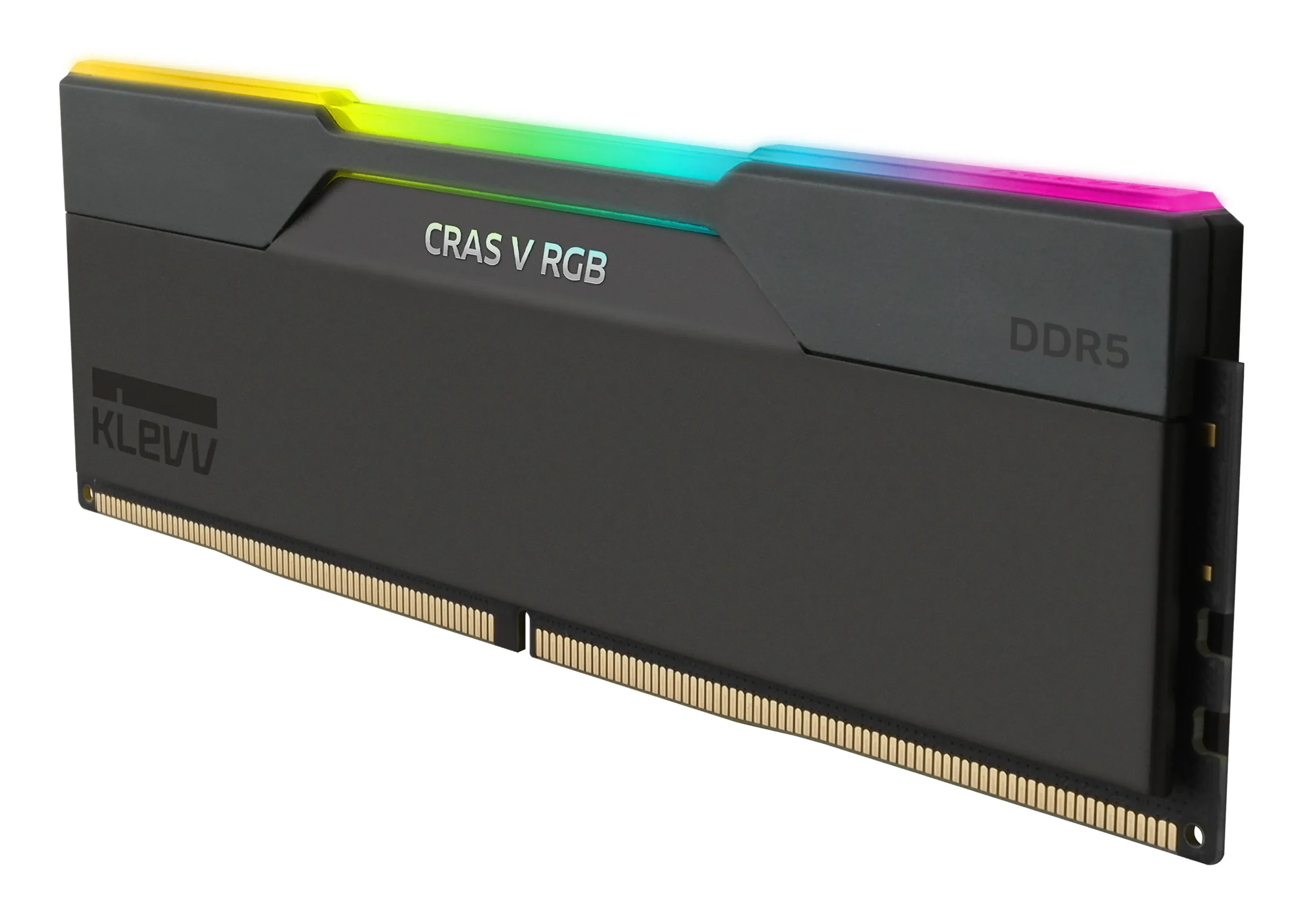 KLEVV CRAS V RGB 32 Gt (2 x 16 Gt) DDR5 6400 MHz, CL30 -muisti (EXPO)