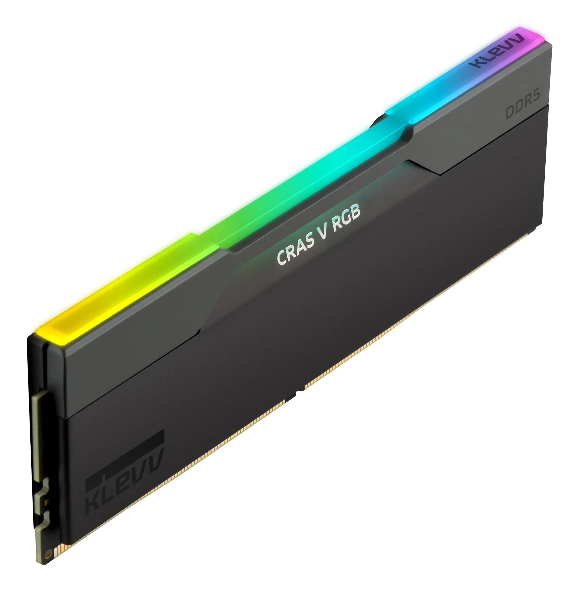 KLEVV CRAS V RGB 32 Gt (2 x 16 Gt) DDR5 6400 MHz, CL30 -muisti (EXPO)