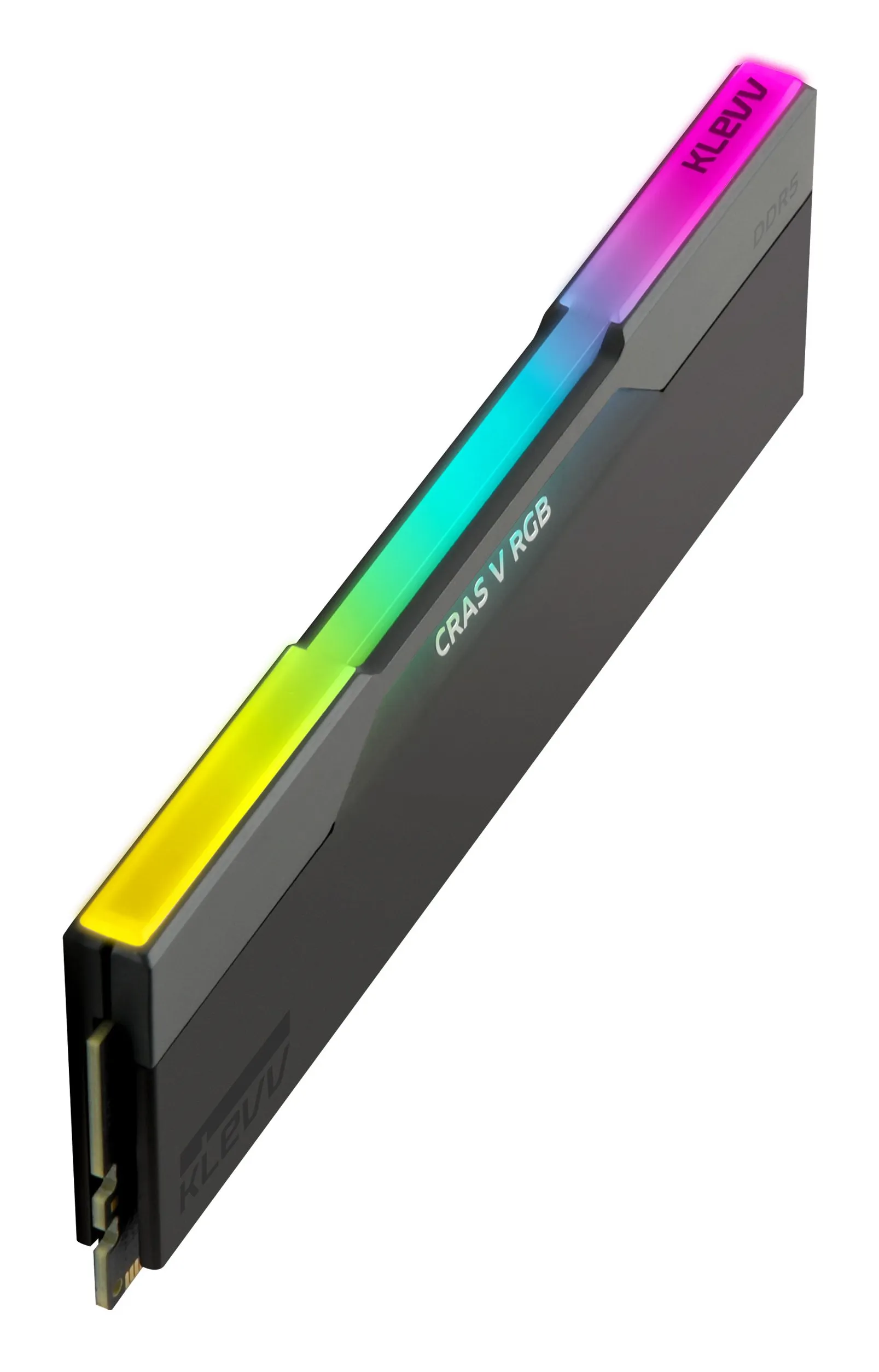 KLEVV CRAS V RGB 32 Gt (2 x 16 Gt) DDR5 6400 MHz, CL30 -muisti (EXPO)