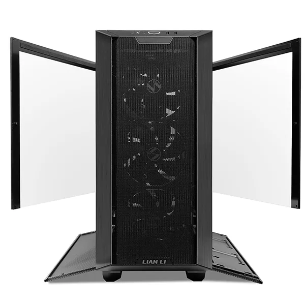 Lian Li LANCOOL III - miditower chassi, Svart, Transparent