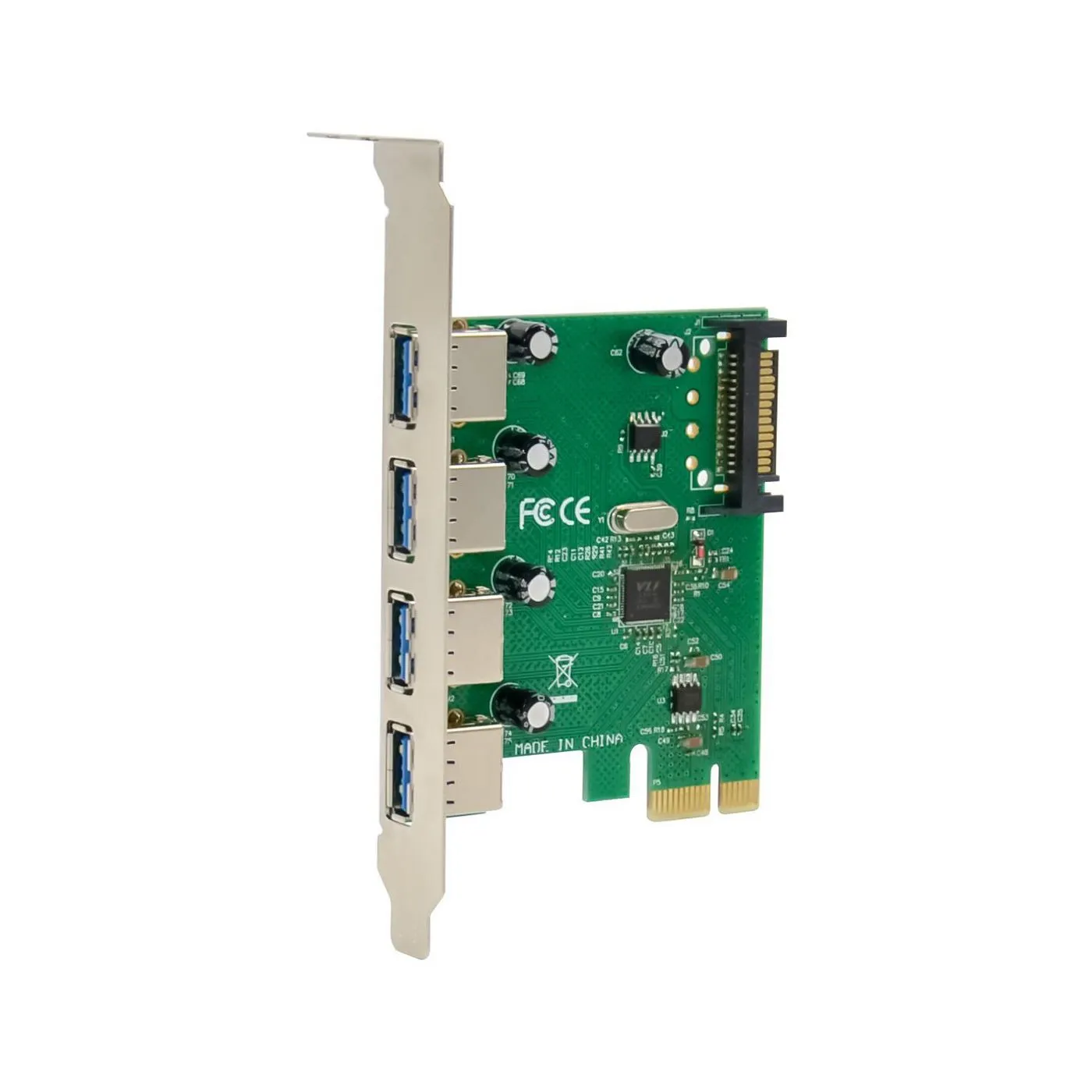 USB 3.0 4 port PCIe card