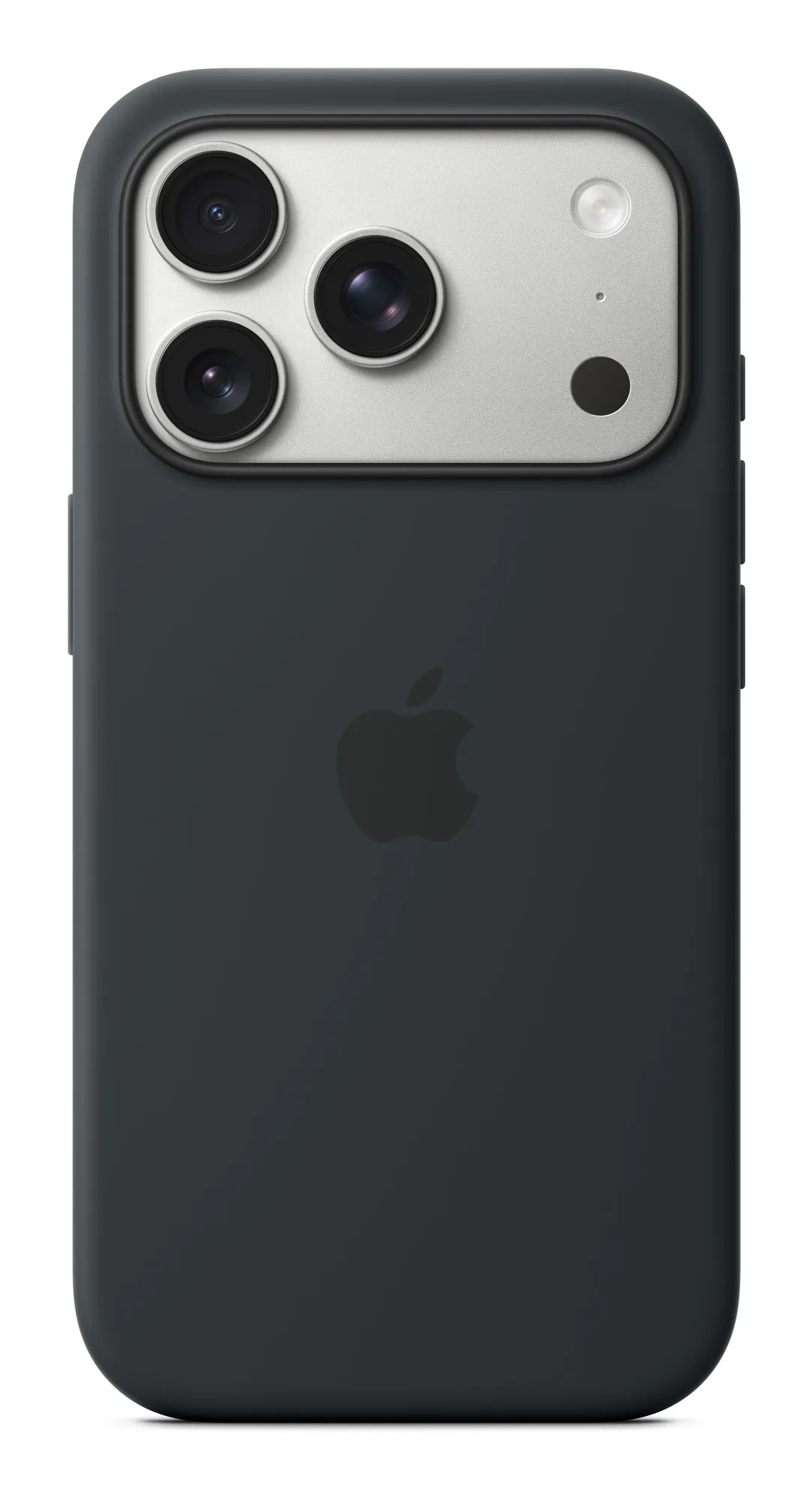 Apple iPhone 17 Pro, MagSafe -silikonikuori, Musta