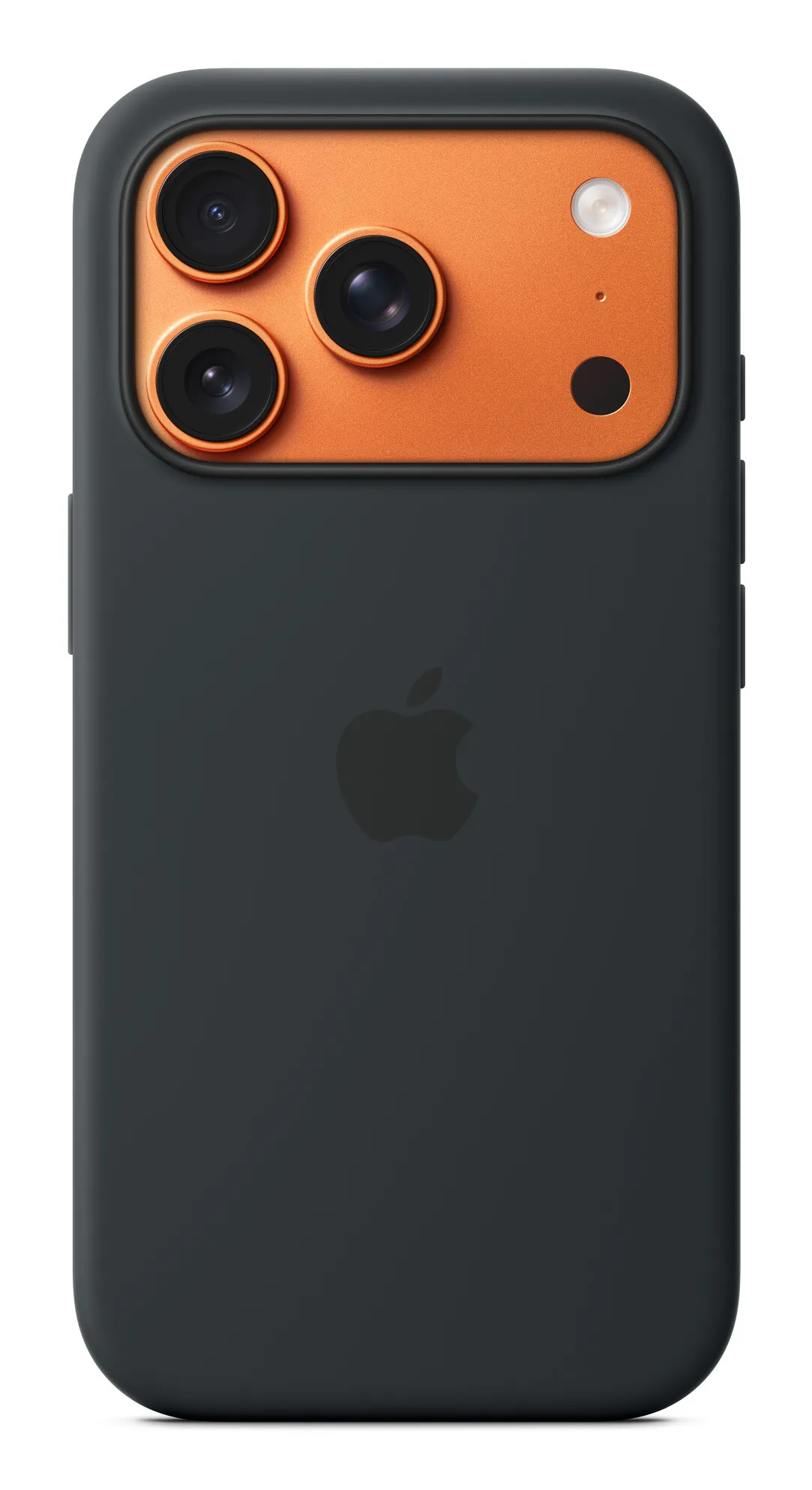 Apple iPhone 17 Pro, MagSafe -silikonikuori, Musta
