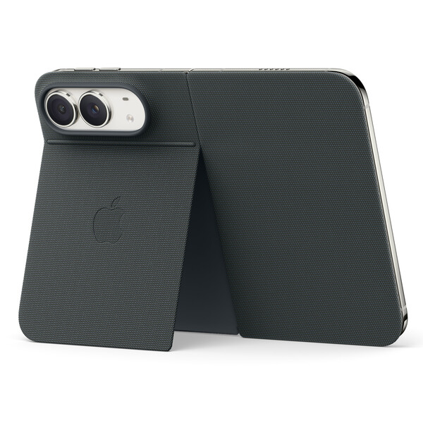 Apple iPhone Duo Folio p&ouml;yt&auml;tuella, musteensininen