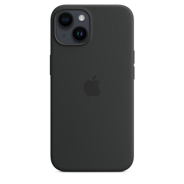 Apple iPhone 14, MagSafe - silicone case, Midnight