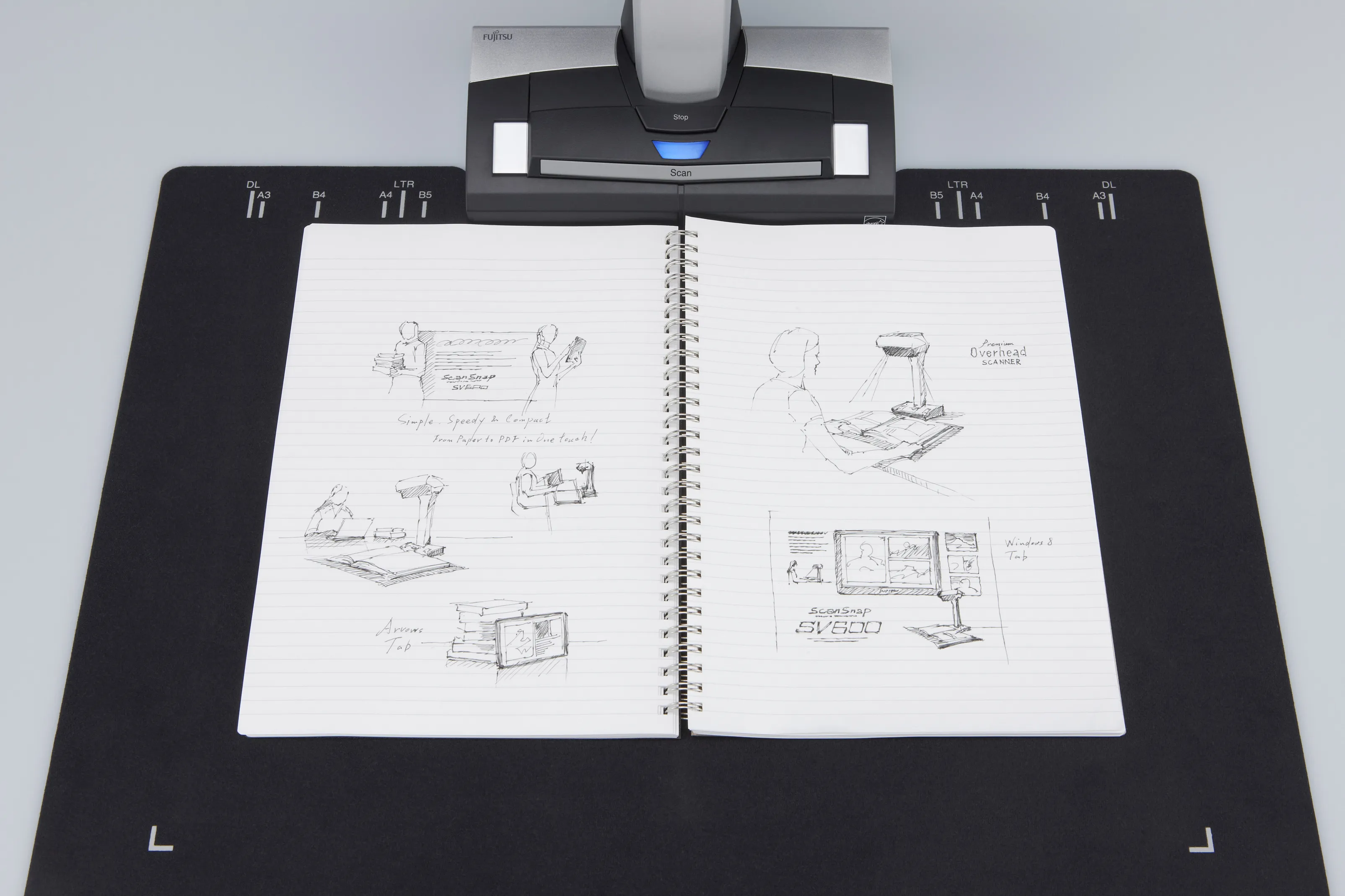 Ricoh ScanSnap SV600 A3 scanner