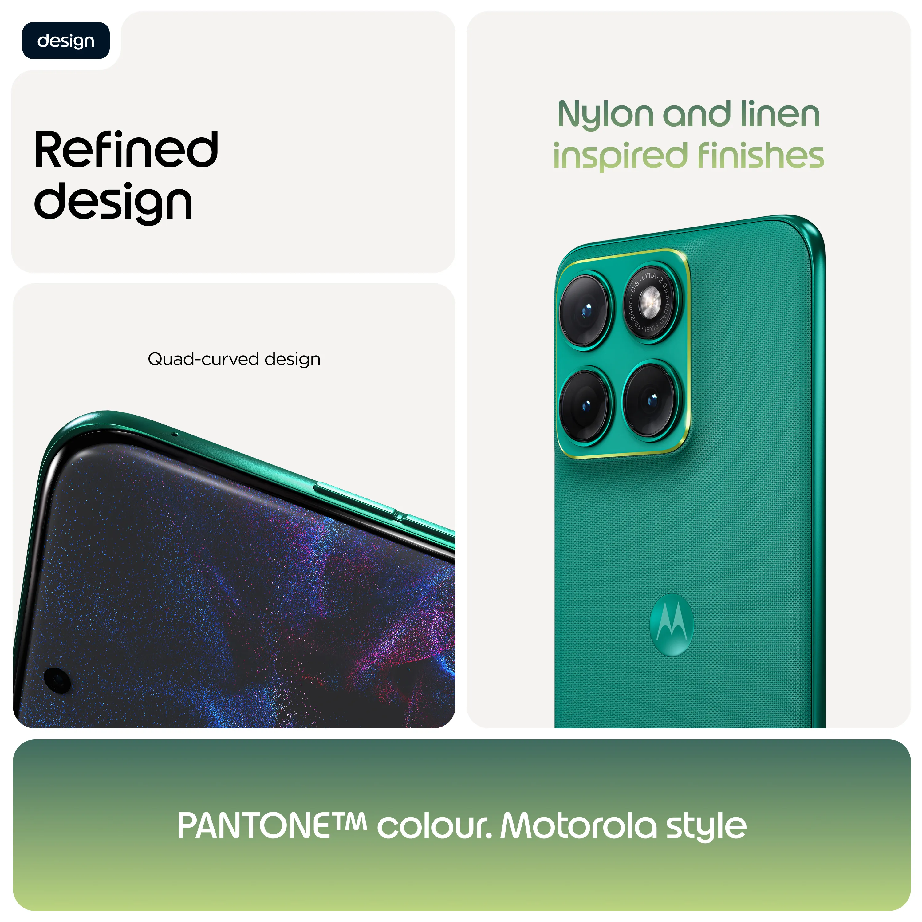 Motorola Edge 70 Fusion 8/256GB, PANTONE Sporting Green