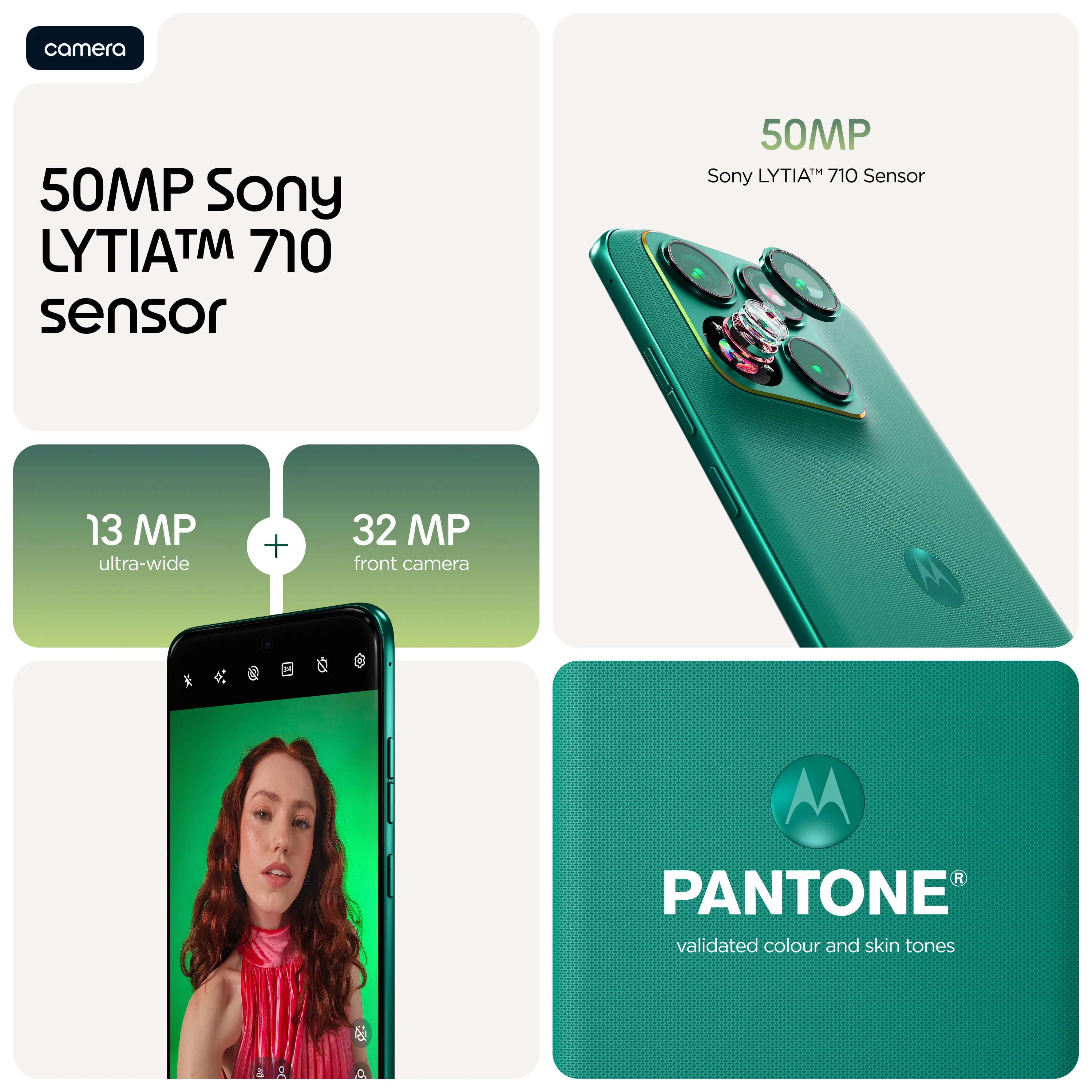 Motorola Edge 70 Fusion 8/256GB, PANTONE Sporting Green
