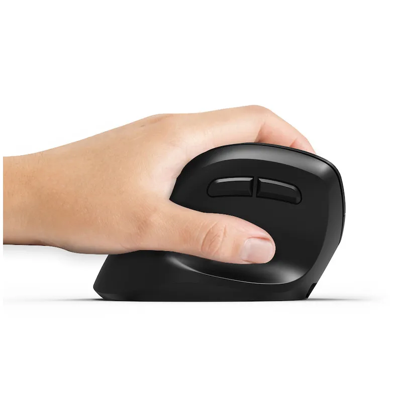 PORT Designs PD-910008 tr&aring;dl&ouml;s ergonomisk mus, svart