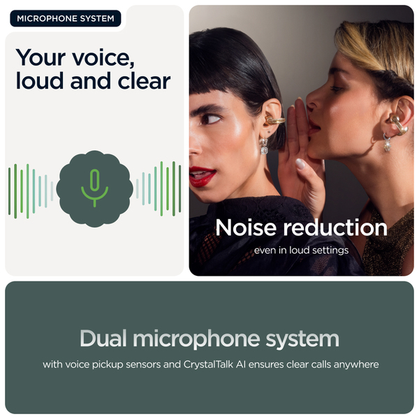 Motorola Loop 12 mm - earbuds, Pantone Trekking Green