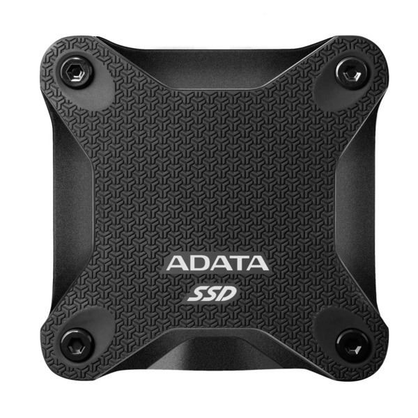 A-DATA SD620 512GB External SSD with USB 3.2 Gen 2, Rugged, Portable, for console gaming, Black