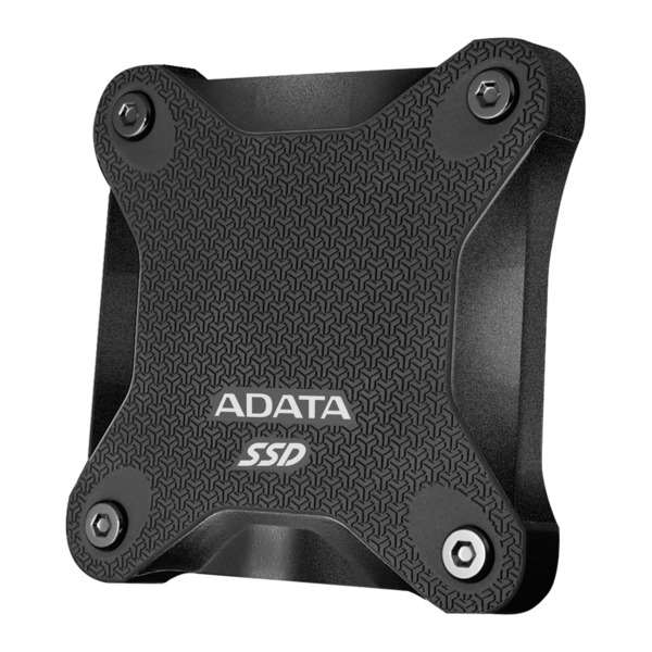 A-DATA SD620 512GB External SSD with USB 3.2 Gen 2, Rugged, Portable, for console gaming, Black