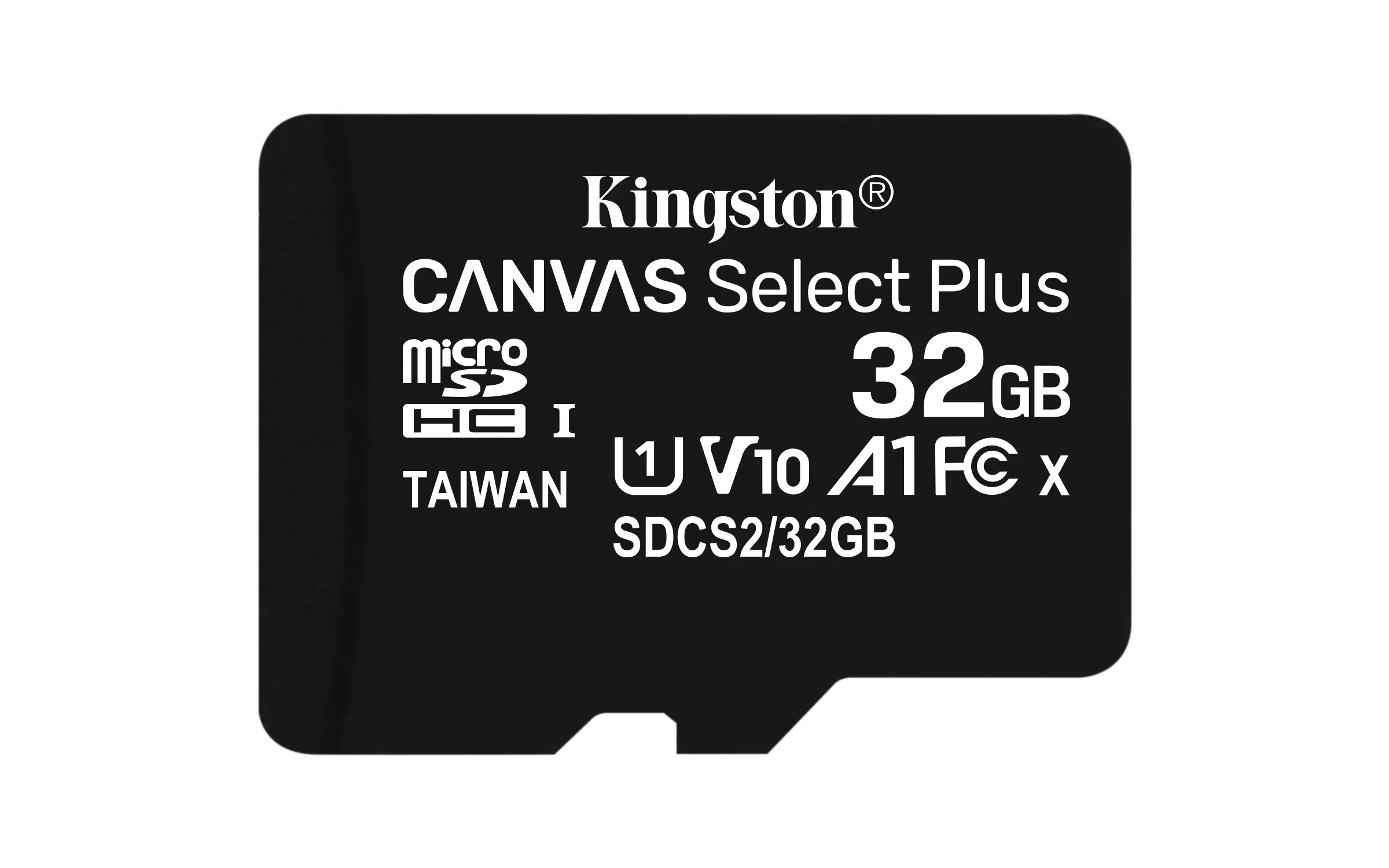 Kingston Canvas Select Plus 32 Gt MicroSDHC -muistikortti + SD-adapteri