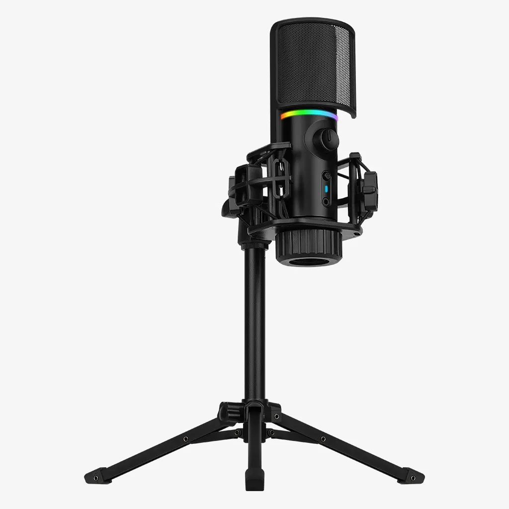 Streamplify Mic Tripod RGB -  microphone, black
