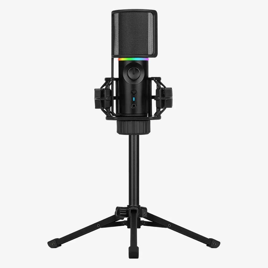 Streamplify Mic Tripod RGB -  microphone, black