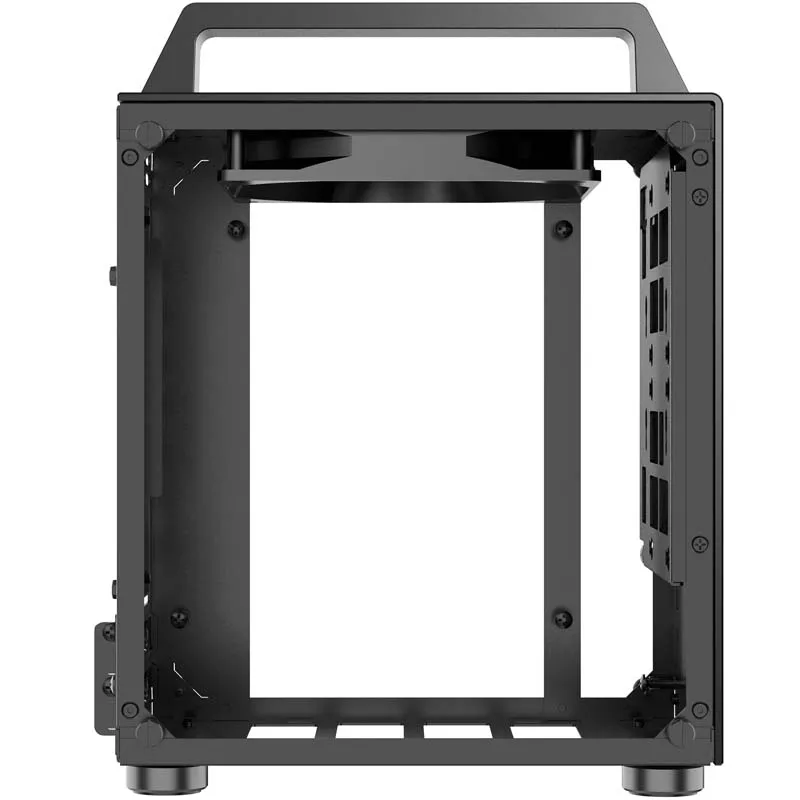 Jonsbo T8, Tempered Glass -Mini-ITX-kotelo, musta