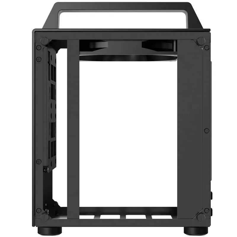 Jonsbo T8, Tempered Glass -Mini-ITX-kotelo, musta