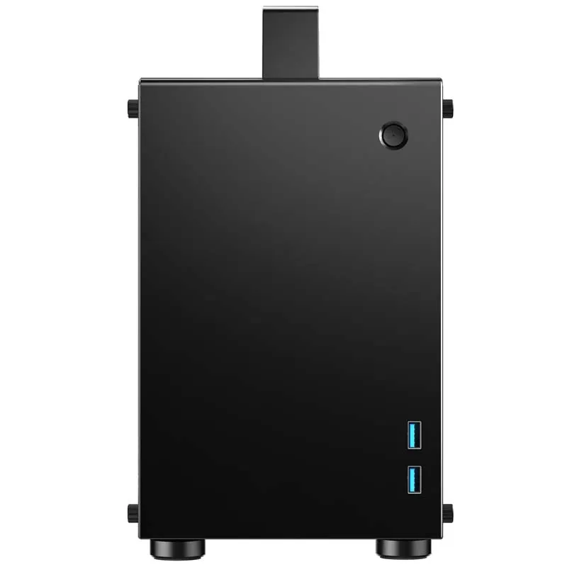 Jonsbo T8, Tempered Glass -Mini-ITX-kotelo, musta