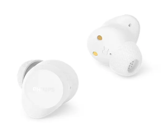 Philips TAT1300WT/00 -langattomat nappikuulokkeet, valkoinen